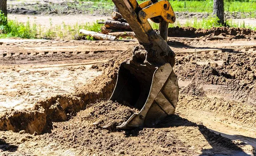 création de chemin près de Gourdon