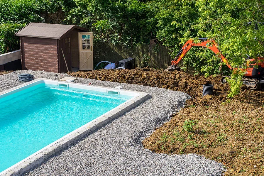 aménagement extérieur près de Gourdon